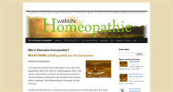 Desktop Screenshot of klassiek-homeopaat.info