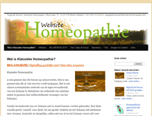 Tablet Screenshot of klassiek-homeopaat.info